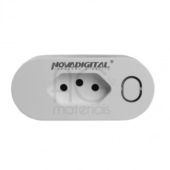 Tomada Wi-fi Inteligente Com Medidor de Consumo - NOVA DIGITAL (Similar Sonoff)